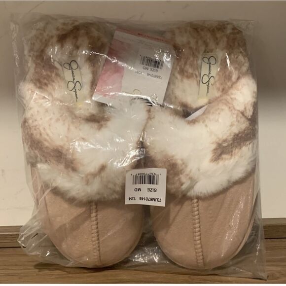 Jessica Simpson- FAUX FUR HOUSE SLIPPERS WOMEN SIZE Small - Picture 5 of 16